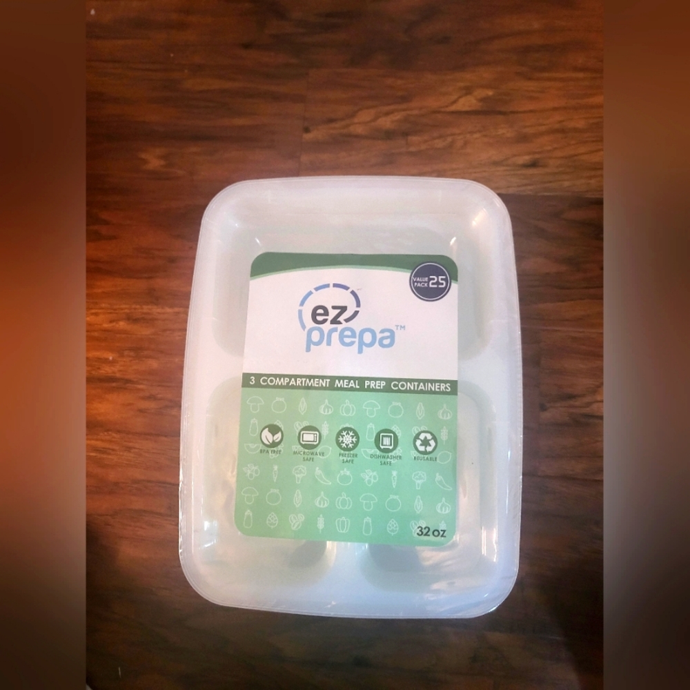 Meal Prep. 3 compartment 32oz